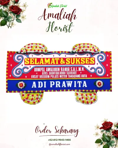 Karangan Bunga Ucapan Selamat di Sodong