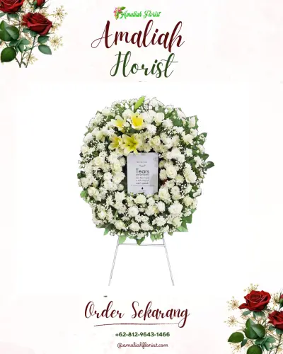 Krans Bunga Duka Cita di Sodong